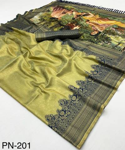 RAJPATH PANIHARI DIGITAL 201 TO 210 DESIGNER BANARASI TISSUE SILK SAREE WHOLESALER IN INDIA